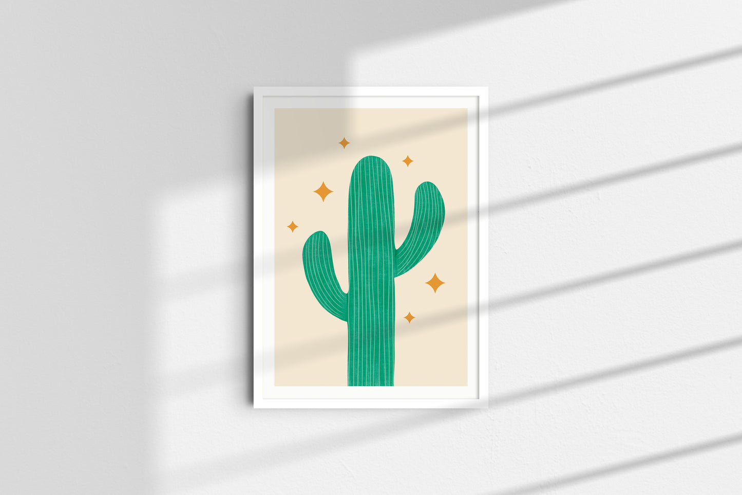 Cactus Poster I Desert Art Print for Wall Decor I Unframed