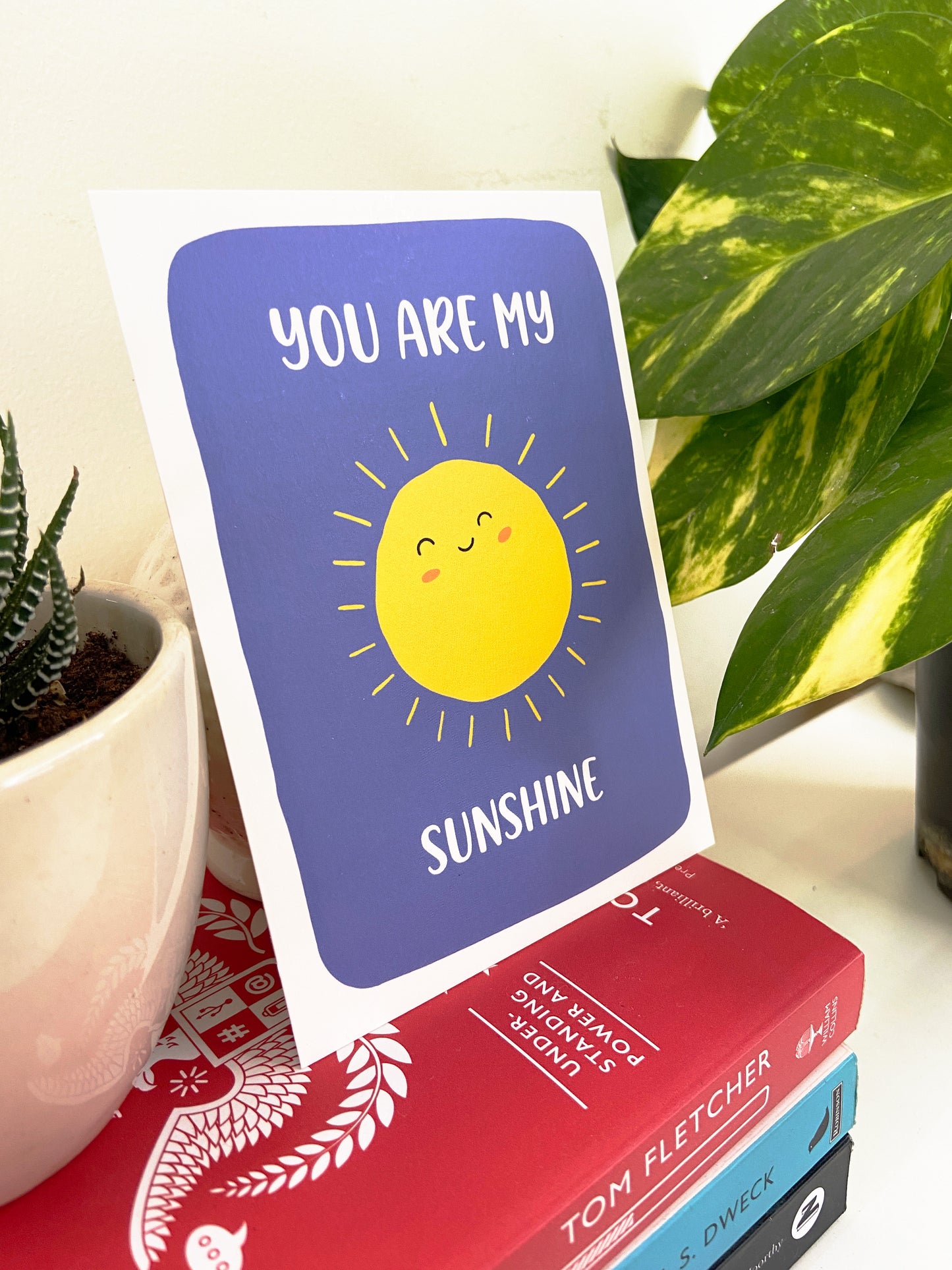You Are My Sunshine Card I Cute Sunshine Greeting Card