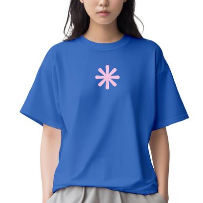 Asterisk - Unisex Oversized T-shirt Blue