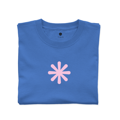 Asterisk - Unisex Oversized T-shirt Blue