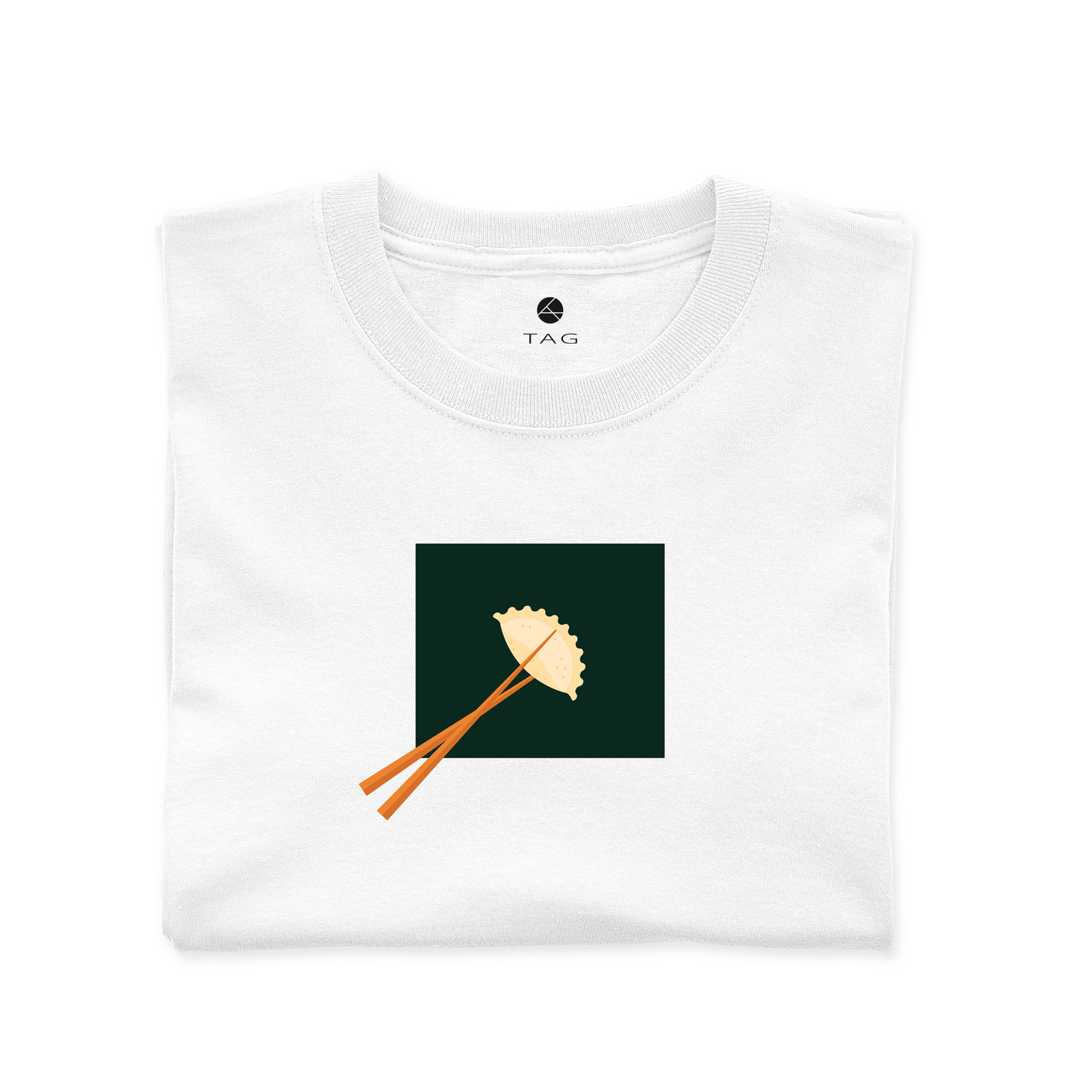 Momo On Chopsticks - Unisex Oversized T-shirt White