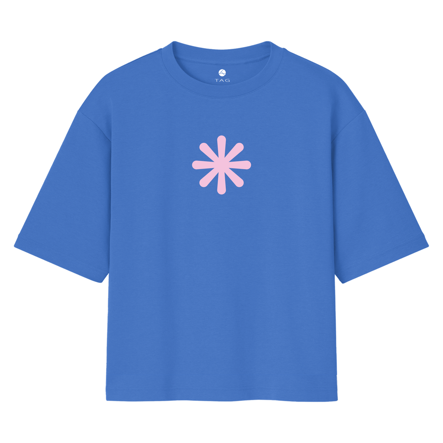 Asterisk - Unisex Oversized T-shirt Blue